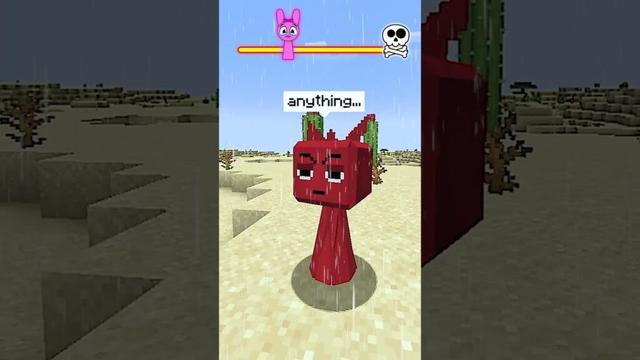 WHO'S GOING TO SAVE PINKI'S LIFE IN MINECRAFT? ⛏️ #shorts