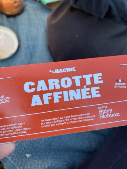 Carotte affinée de la marque AVERACINE