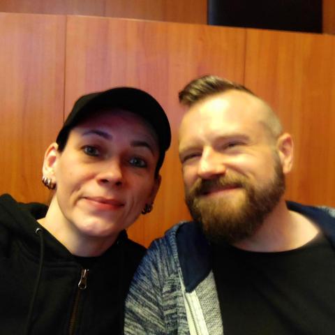 Karina und ich.