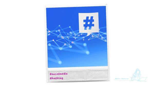 Hashtag Social Media Blogillustration