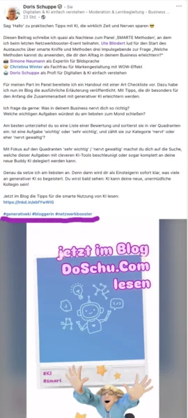 Hashtags im LinkedIN Post