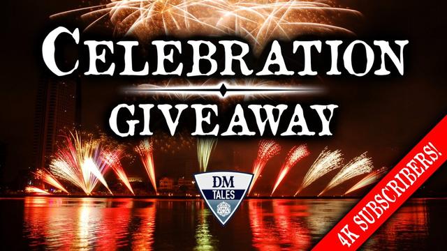 Celebration Giveaway: 4k Subscribers (fireworks i the background)