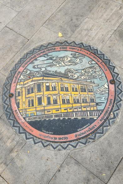 Bangkok manhole cover.