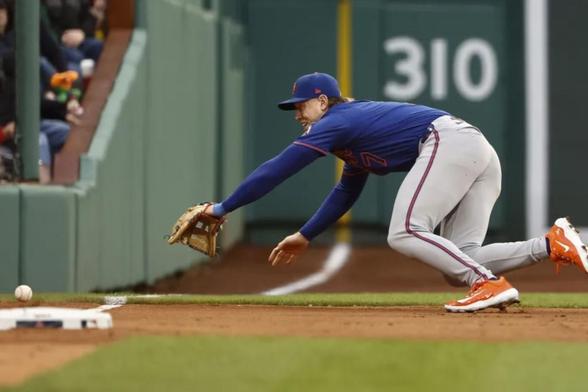 Mets' Brett Baty's playing more at third base because of his defense