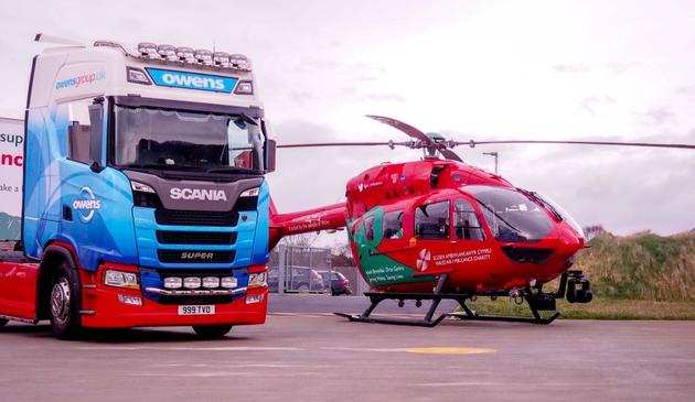Owens Group and Wales Air Ambulance
