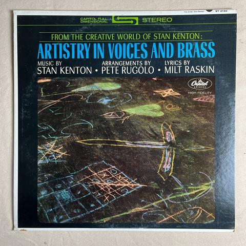 Artistry in Voice and Brass LP cover by Stan Kenton