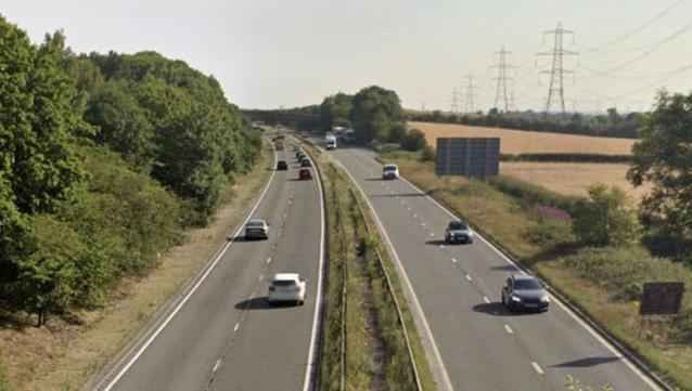 The A38 at Lichfield