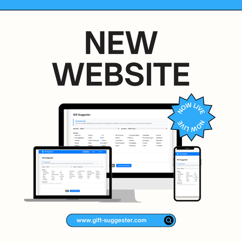 New website now live - www.gift-suggester.com