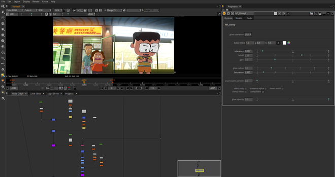 A screenshot of Natron application.