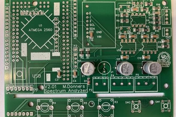 PCB 14 Channel Spectrum analyzer V2.01