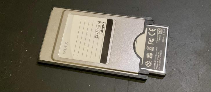Compact Flash → PCMCIA adapter