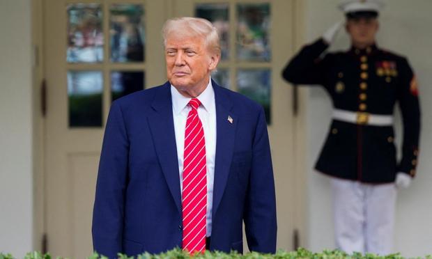 El presidente de Estados Unidos, Donald Trump, en la Casa Blanca. (Kent Nishimura)