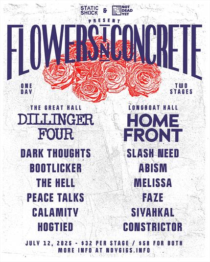 Flowers in Concrete fest - Longboat Hall (Static Shock fest T.O.)