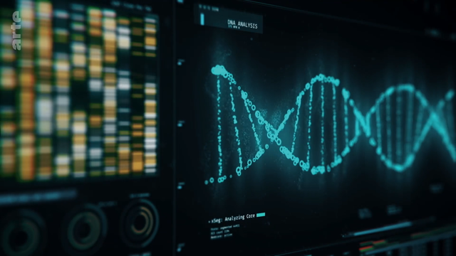 a device for analyzing DNA is shown