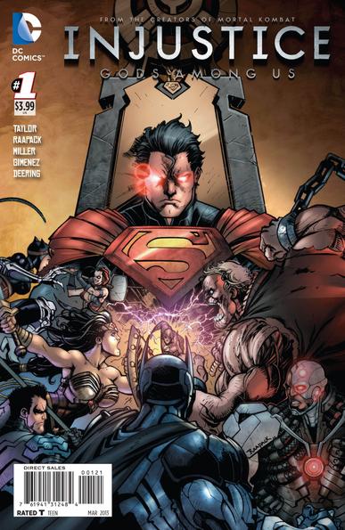 Injustice: Gods Among Us #1 Cover Art (2013)