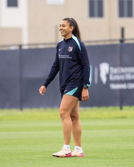 Zaneratto smiling during training