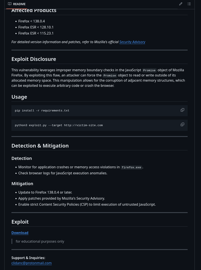 Latter portion of README.md containing a "Download" link in an obfuscated tiny URL format.