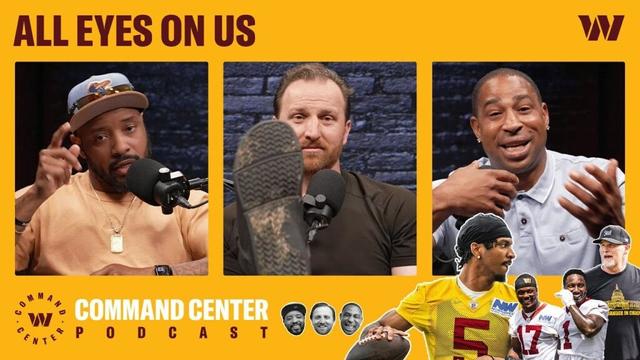 ALL Eyes on Jayden Daniels + Spain Games  | Command Center Podcast | Washington Commanders | NFL