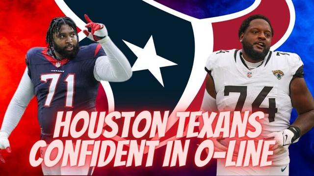 Houston Texans Coaching Staff Confident In NEW O-LINE!