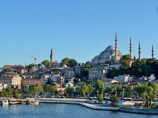 View over Süleymaniye Mosque from the Golden Horn