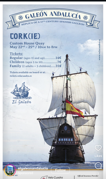 Tall Ship  '#Andalucia'.