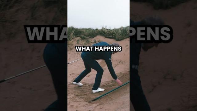 What should you do if your ball comes to rest against a bunker rake?#golfrules