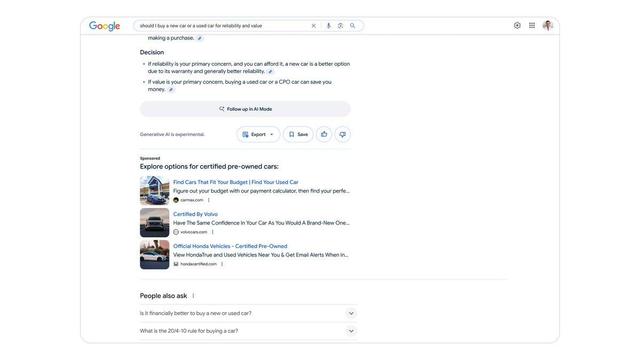 Google to serve ads in AI Mode and more AI Overviews