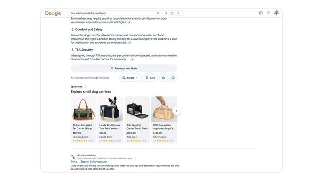 Google to serve ads in AI Mode