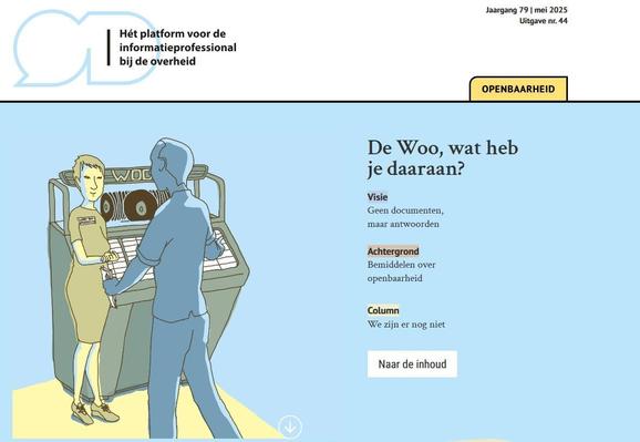 Voorkant van het magazine OD, nummer 44. In dit magazine is ACOI gastredacteur.