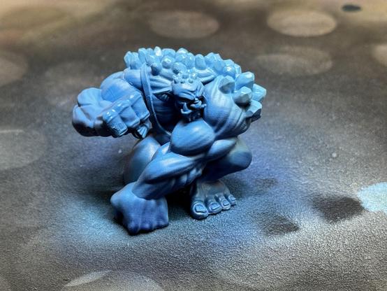 After the blue ink, some sky blue from above to bring back the highlights.