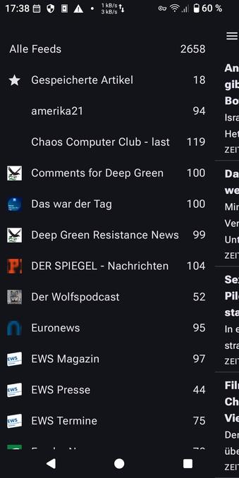 RSS Quellenliste