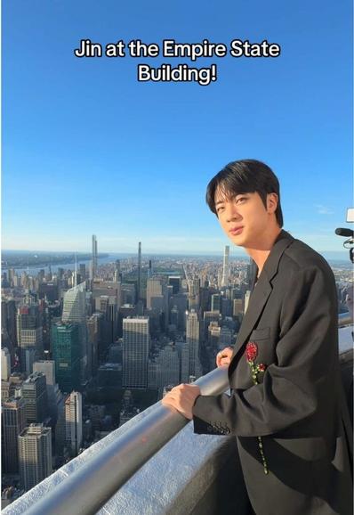 250522 Empire State Building on TikTok feat. Jin