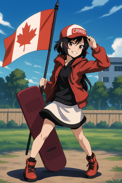 Ruby Rose as Canadian patriot