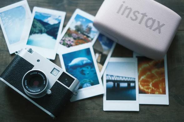 Fuji X Half camera with a printer