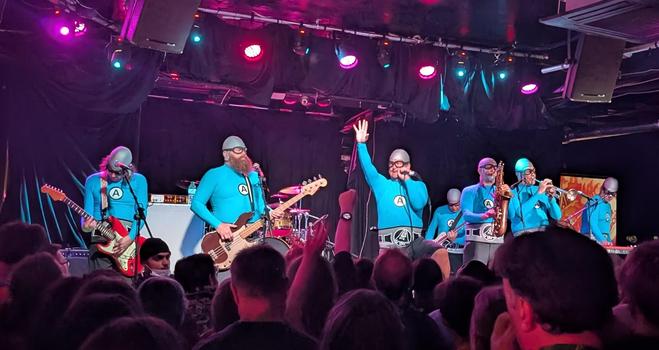 The Aquabats playing live at Slay, Glasgow