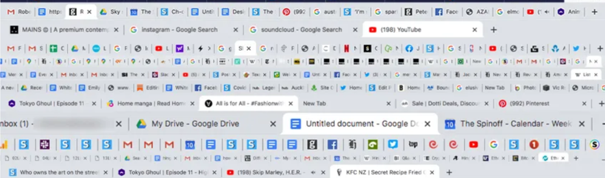 Image of a browser with a ton of tabs open