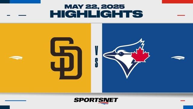 MLB Highlights | Padres vs. Blue Jays - May 22, 2025