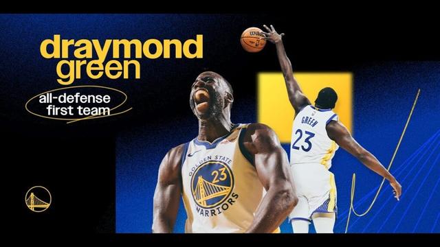 Draymond Green has been named to the NBA's All-Defensive Team