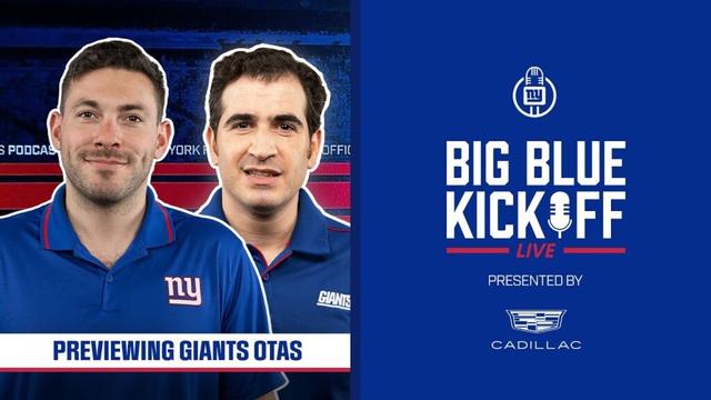 Previewing Giants OTAs | Big Blue Kickoff Live | New York Giants