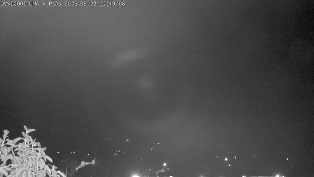 Webcam Volcán Poás. Vista desde Santa Barbara de Heredia