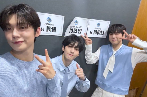 Hi Boyz backstage at MCountdown - 22 May 2025