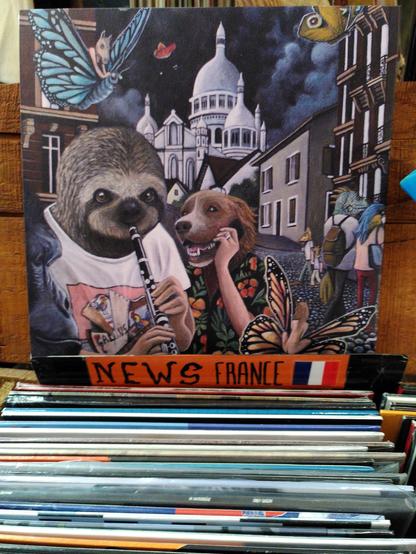 Notre deuxième album, au format vinyle 💿, est disponible chez tous les disquaires du 18ème arrondissement de Paris, et notamment dans la magnifique boutique Balades Sonores : https://www.baladessonores.com/la-boutique/duo-gallus/la-reine-compta-no-mort-purple-lp/

Et n'oubliez pas, nous sommes en concert ce soir à Fontenay-sous-Bois à partir de 20h ! 🎶 

#disque #musique #art #photo #concert #paris #fontenaysousbois #vinyle #chanson #blues #folk