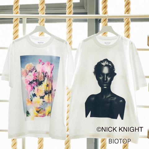 ビオトープがニック・ナイトの作品をプリントしたTシャツをリリース。稀代のファッションアイコン、ケイト・モスにご注目を。 | news | HOUYHNHNM（フイナム）