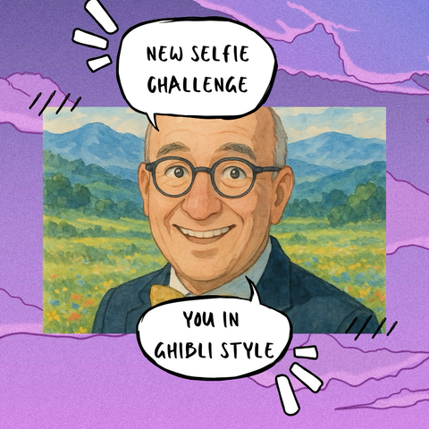 Carsten Hennig, Hamburg, Germany: Selfie in Ghibli Style - the latest hype on social media