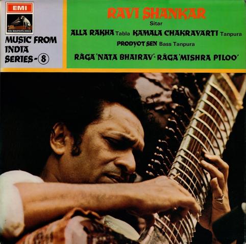 Raga Nata Bhairav · Raga Mishra Piloo by Ravi Shankar LP cover