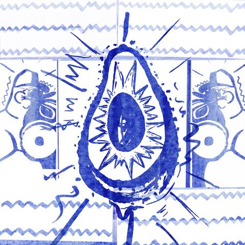 cover art for the single 'Avocado'