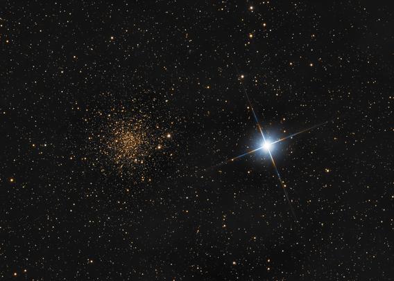Portrait of star and star cluster.