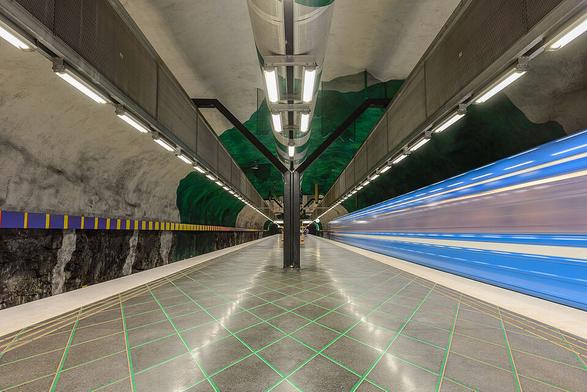 Huvudsta metro station, Stockholm