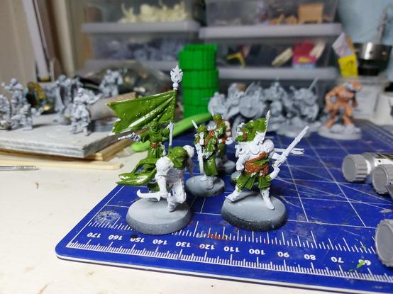 Murder Turks with base colour green and leather