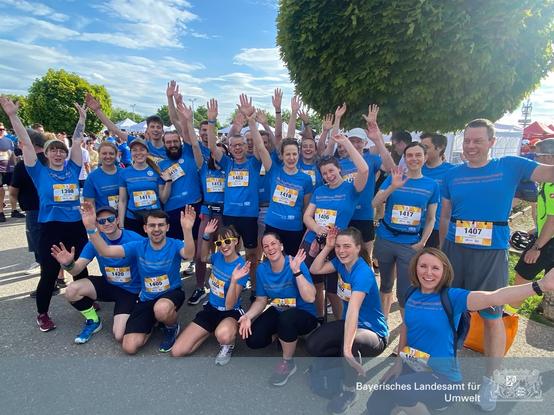 Finalbild des Firmenlaufs